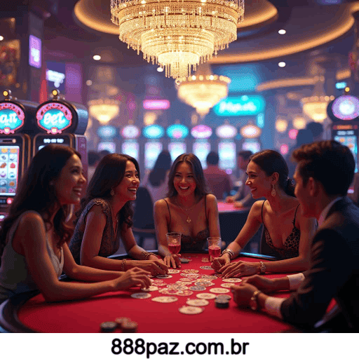 888PAZ com 50+ mesas de cassino ao vivo em HD 4K.