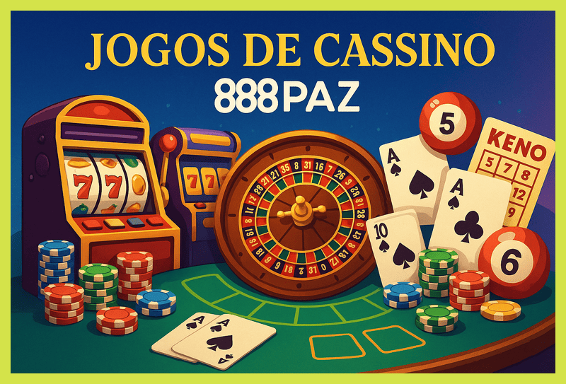 Jogos de cassino online 888PAZ