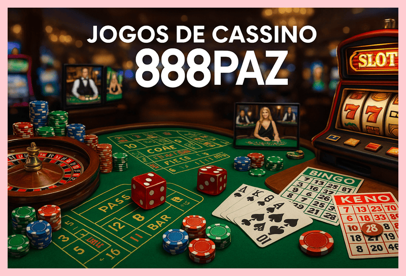 Jogos de cassino online inovadores e emocionantes na 888PAZ